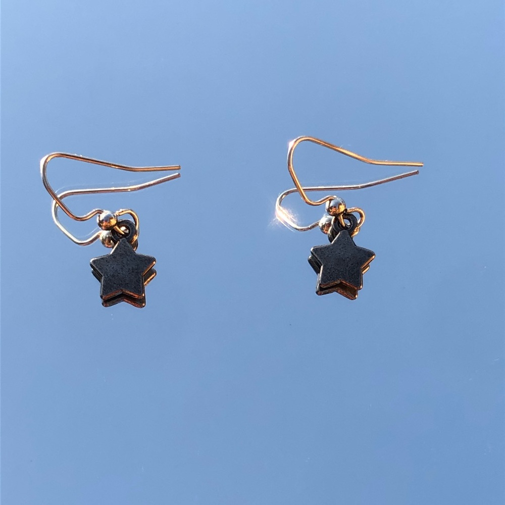Silver Star Earrings